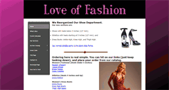 Desktop Screenshot of loveoffashion.com