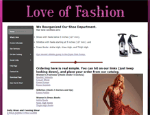 Tablet Screenshot of loveoffashion.com